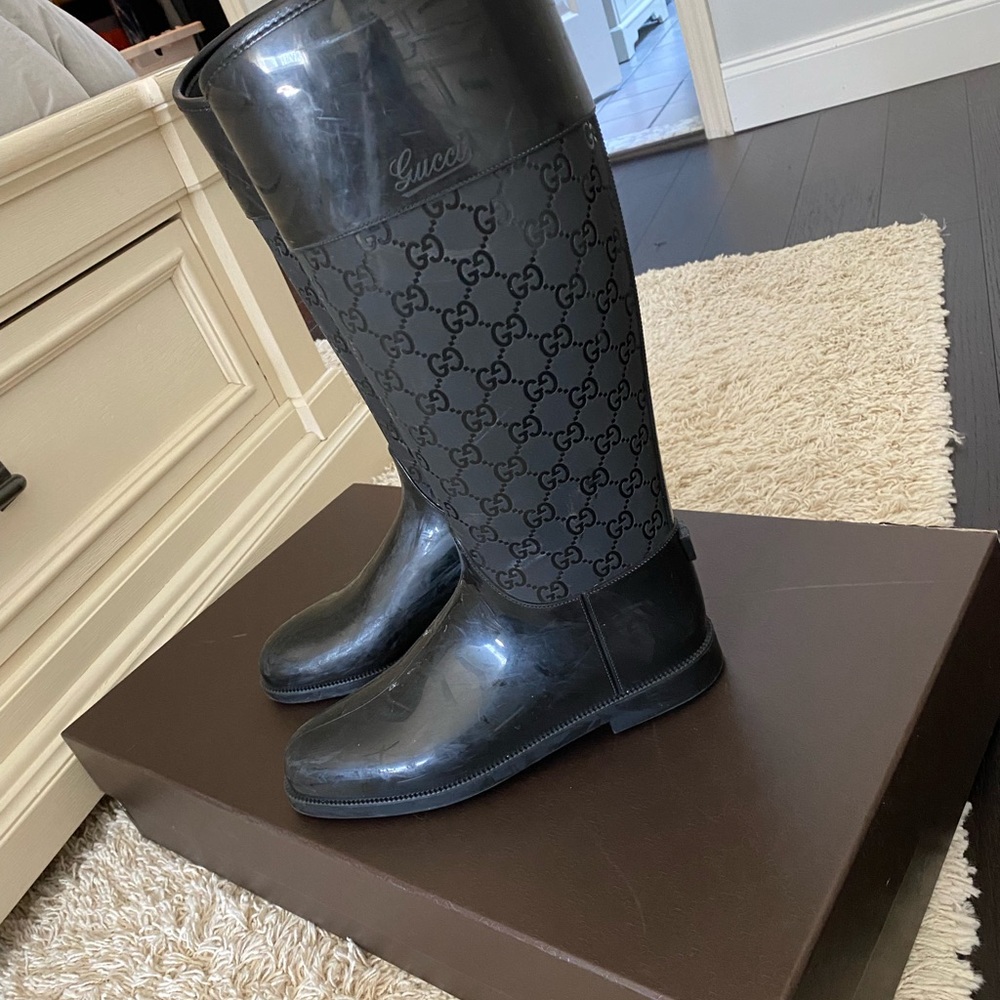 Gucci Knee High Rainboots
